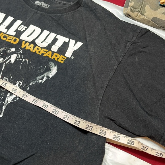 Call of Duty ADVANCED WARFARE BLACK T shirt MENS XXL soldier cotton polyester 2X - Picture 5 of 8
